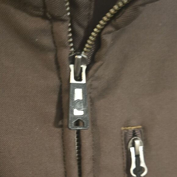 Carhartt Brown Performance Jacket with Standing Collar - Picture 3 of 11